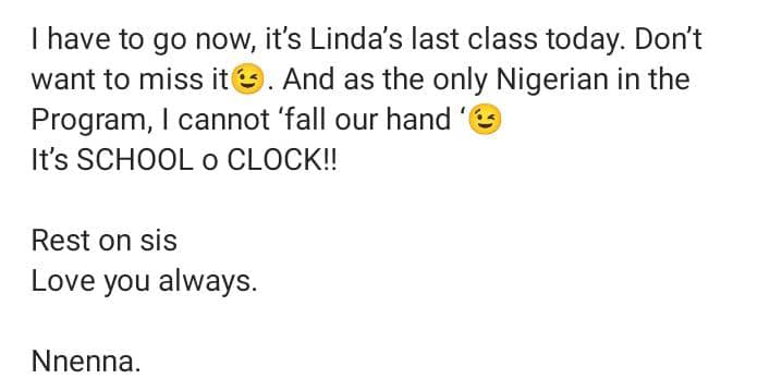 Mary Njoku announces latest achievement at Harvard University as she writes late sister