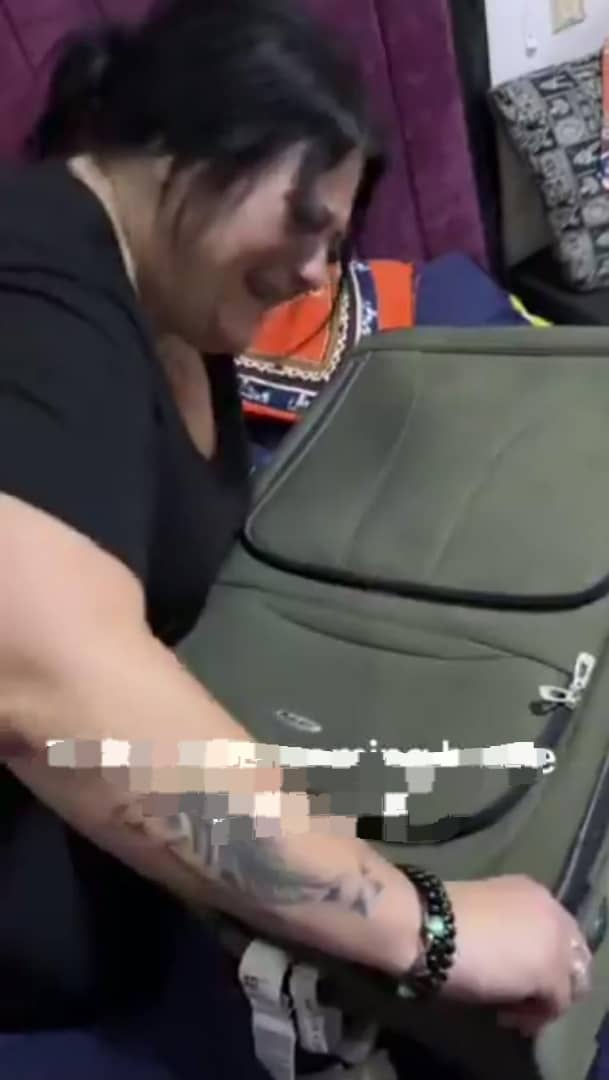 Funny moment Canadian woman attempts to smuggle Nigerian lover to her country in travel bag