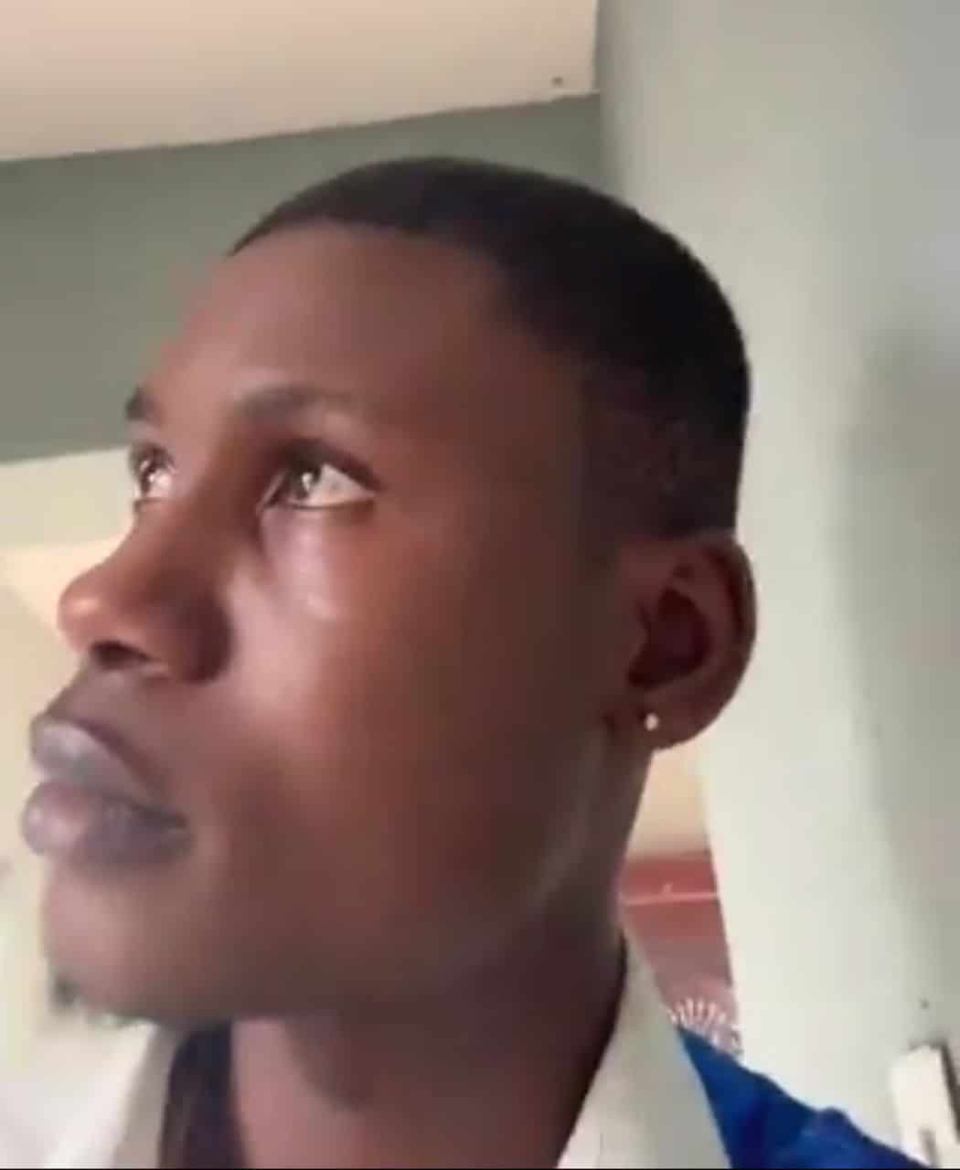 Man in pain after traveling 4-hours to greet girlfriend unannounced