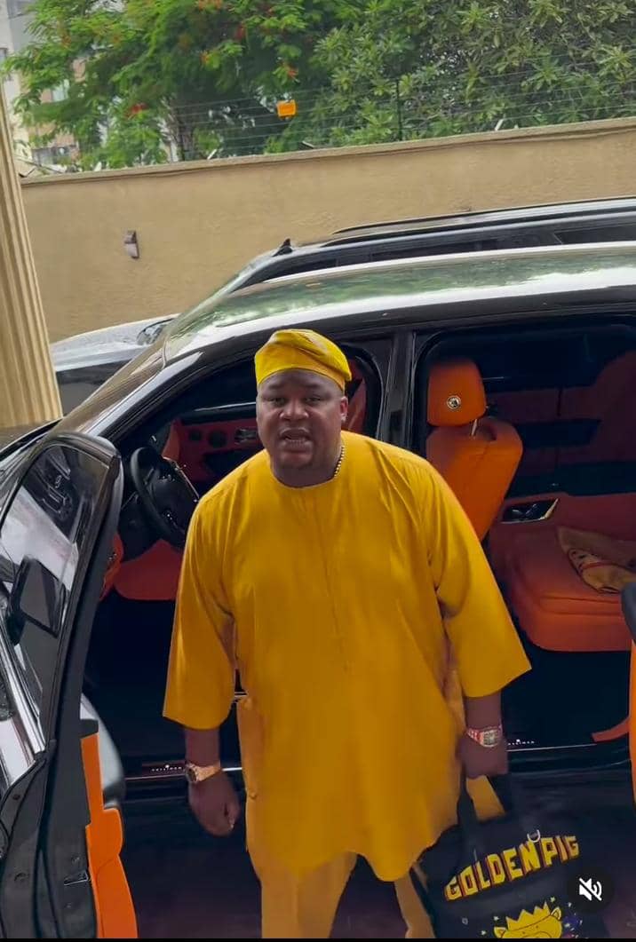 Cubana Chief Priest's N7 million attire to Davido's wedding