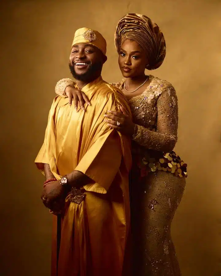Davido and Chioma Rowland stuns fans with pre-wedding photos