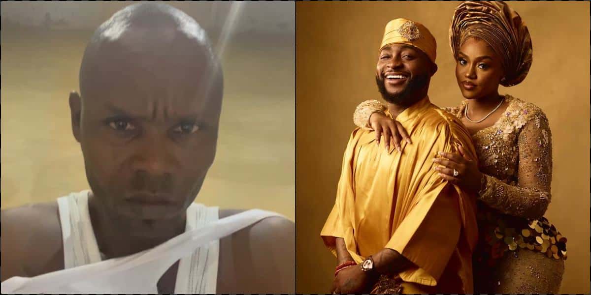 Oba Solomon says a prayer for those fighting over Davido's wedding