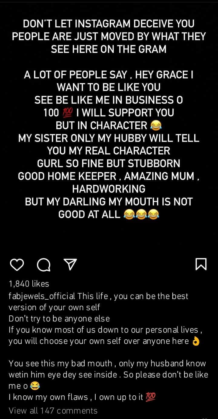 Yomi Casual’s wife admits her biggest flaw, warns against praying to be like her