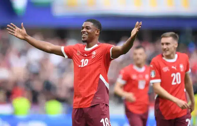 Euro 2024: Semi-automated offside technology adopted as Switzerland beat Hungary 3-1