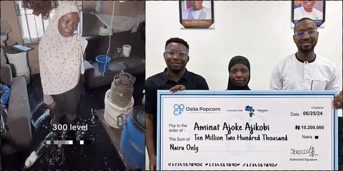 Unilag student who lives in slum gets N10M, free accommodation