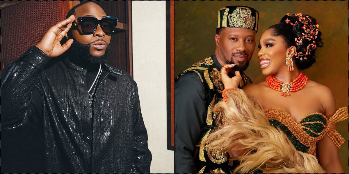 Davido congratulates Sharon Ooja on her wedding, she responds