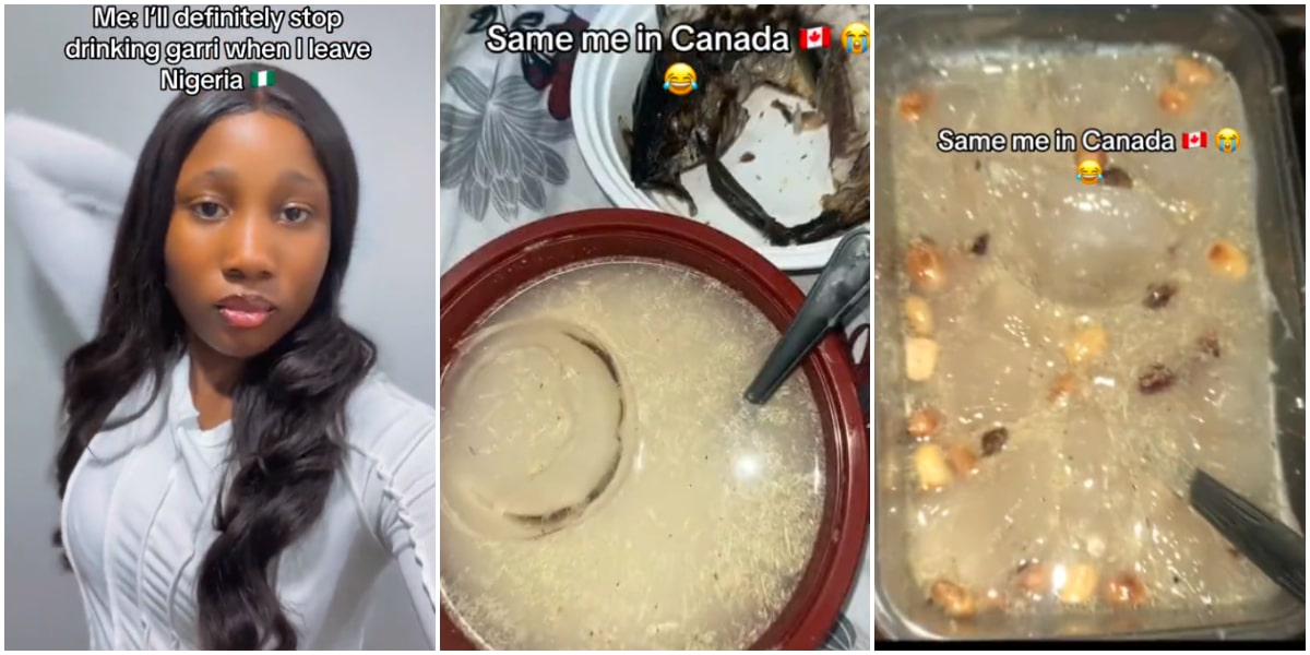 Nigerian lady in Canada cries out over her unstoppable 'garri