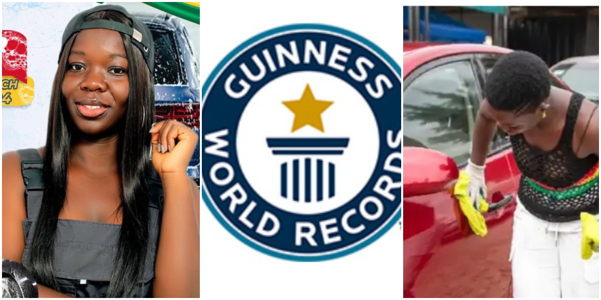 Ghanaian Lady breaks Guinness World Record for most cars washed in eight hours