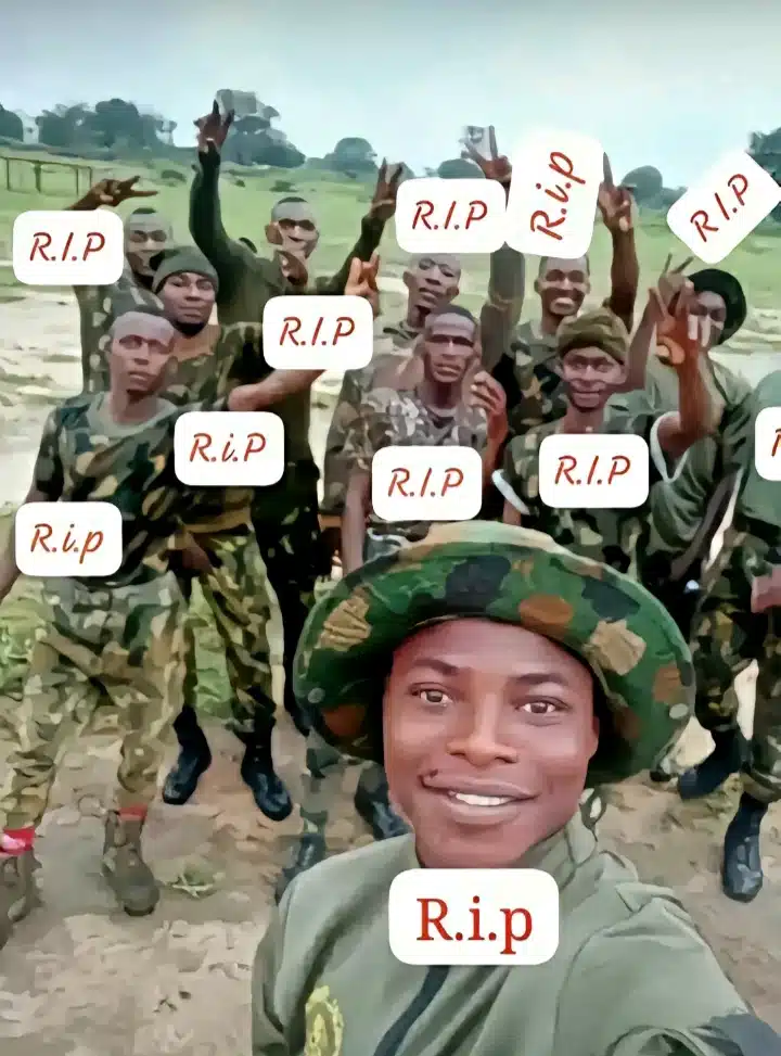 Soldier mourns his colleagues who passed away in line of duty 