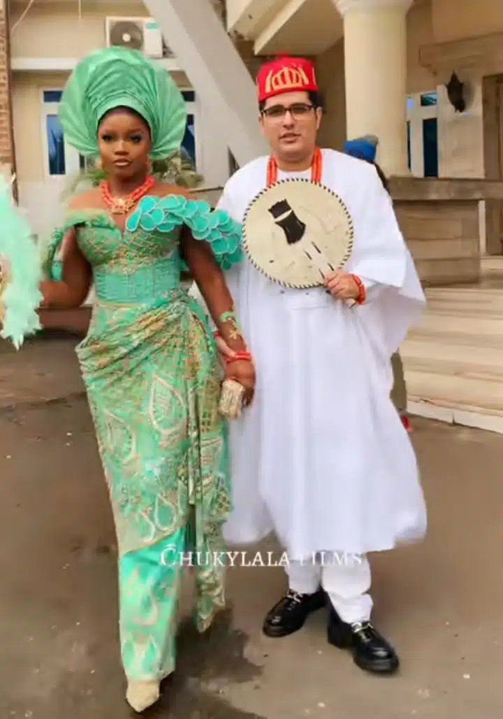 Lady reveals how she met her Caucasian husband, shares advice with ladies