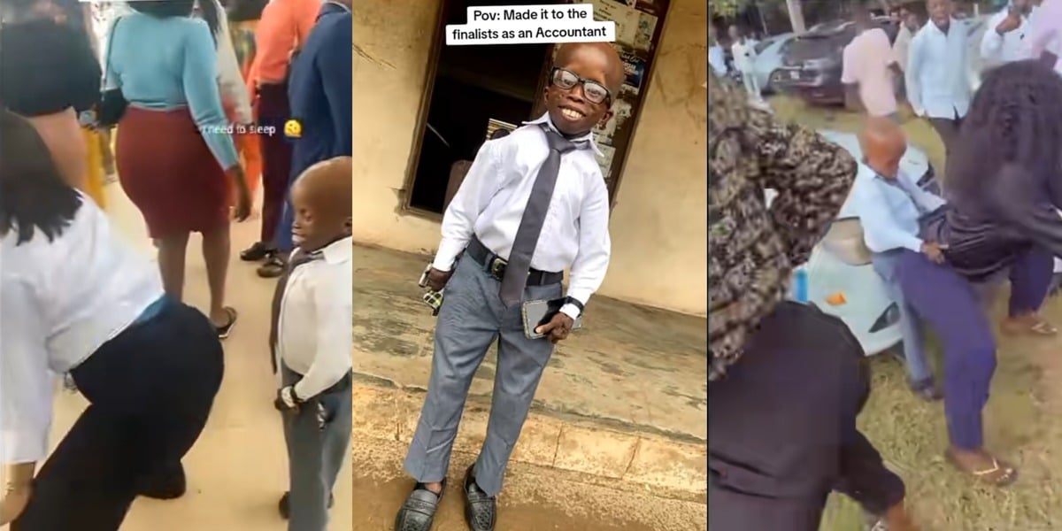 Nigerian man celebrates becoming accountancy finalist with viral loved-up photos