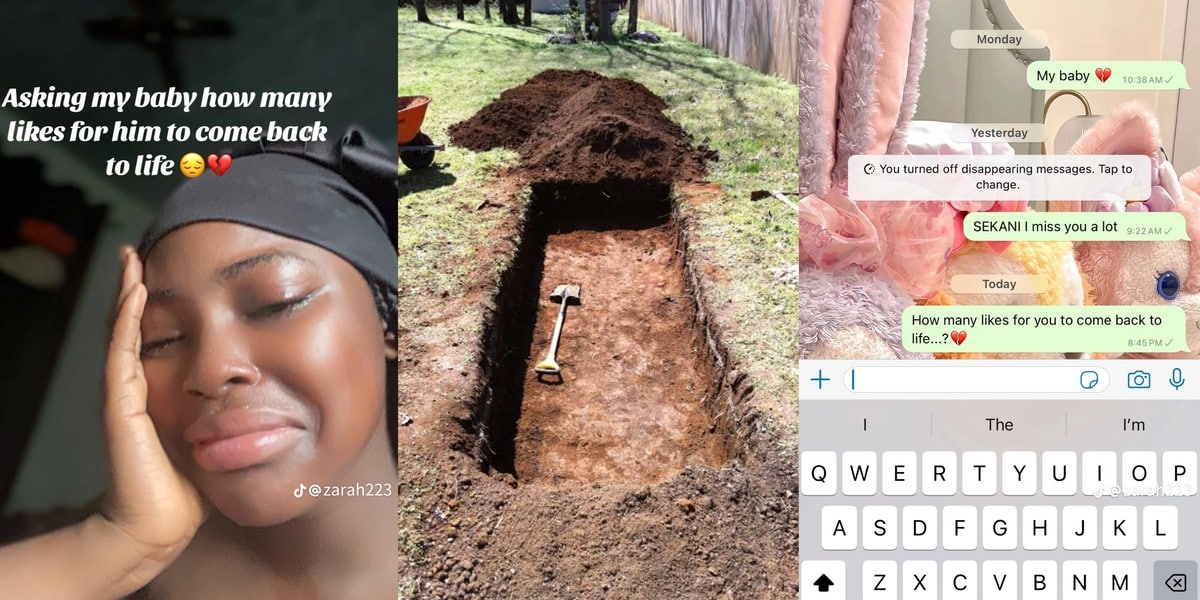 Video of Nigerian lady asking late friend for likes to return to life goes viral