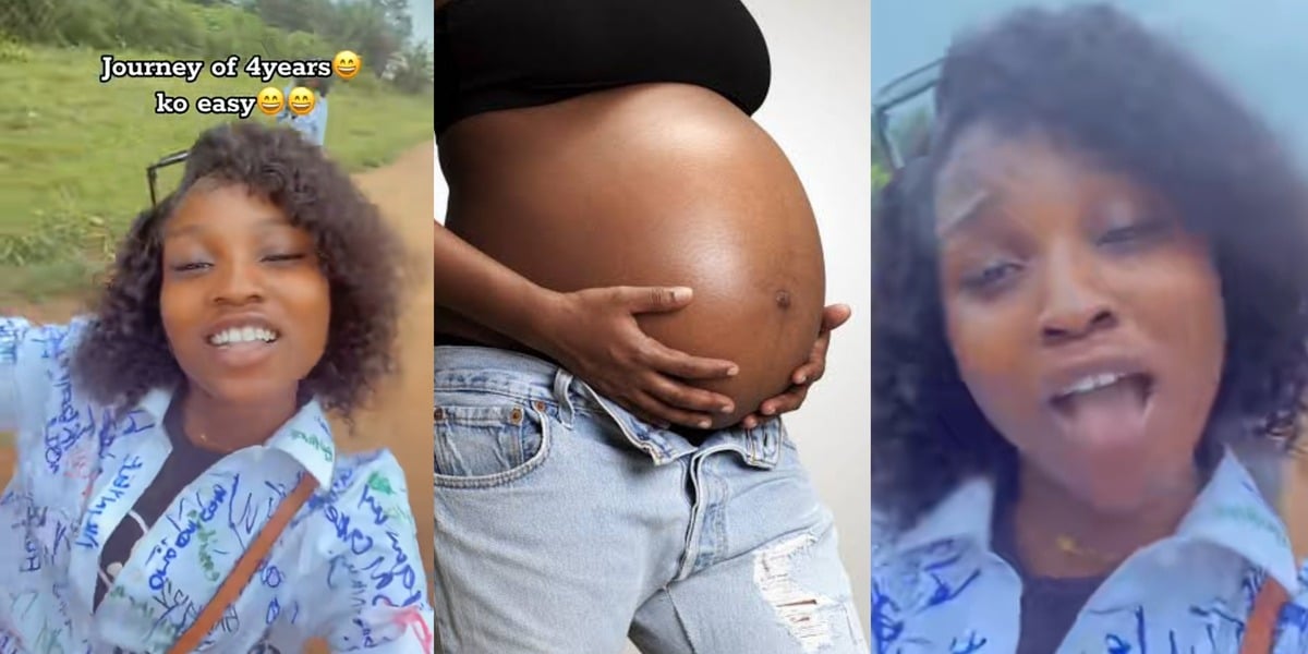 Nigerian lady sings joyfully for graduating without getting pregnant