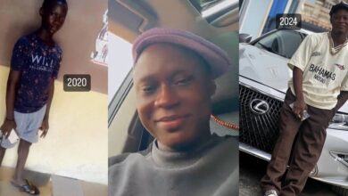 Nigerian man’s stunning transformation causes buzz as he shares before and after photos