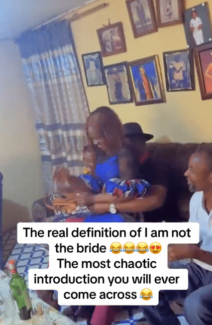 Moment fiancée's family pranks abroad-based man upon his arrival for introduction ceremony