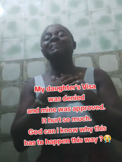Woman heartbroken as daughter’s visa gets rejected while hers is approved