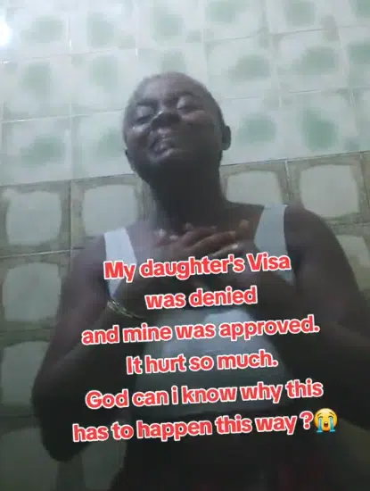 Woman heartbroken as daughter’s visa gets rejected while hers is approved