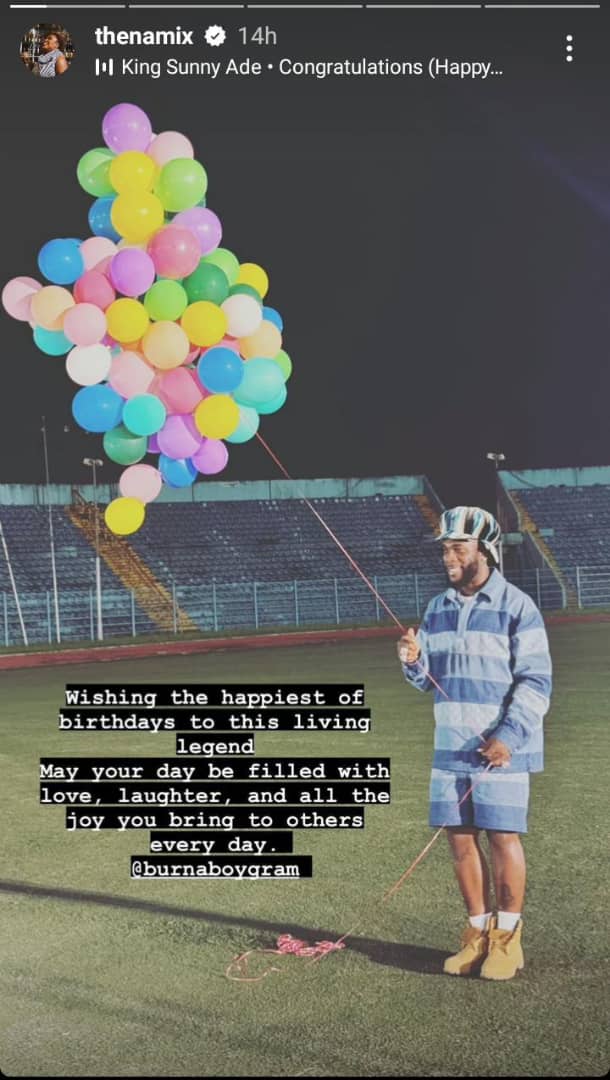 Burna Boy's mother, Bose Ogulu heartily celebrates his 33rd birthday