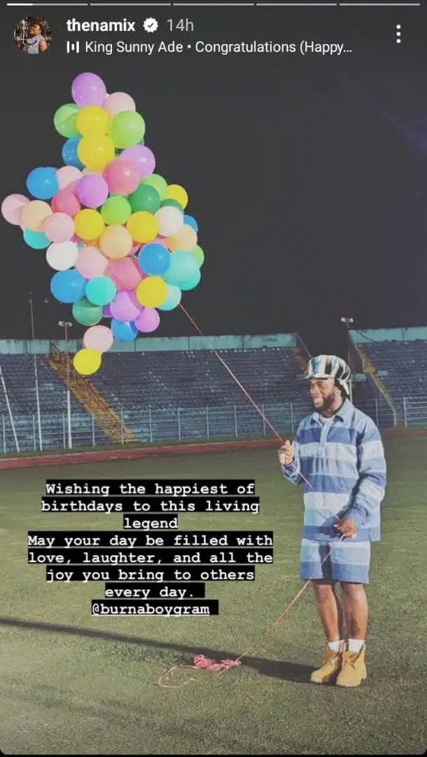Burna Boy's mother, Bose Ogulu heartily celebrates his 33rd birthday