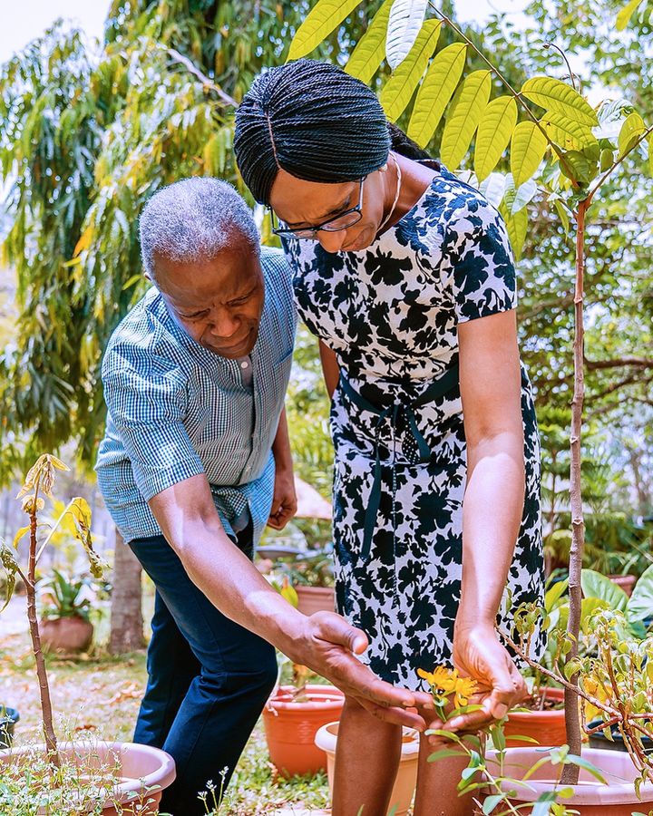 Yemi Osibanjo and his wife, Dolapo