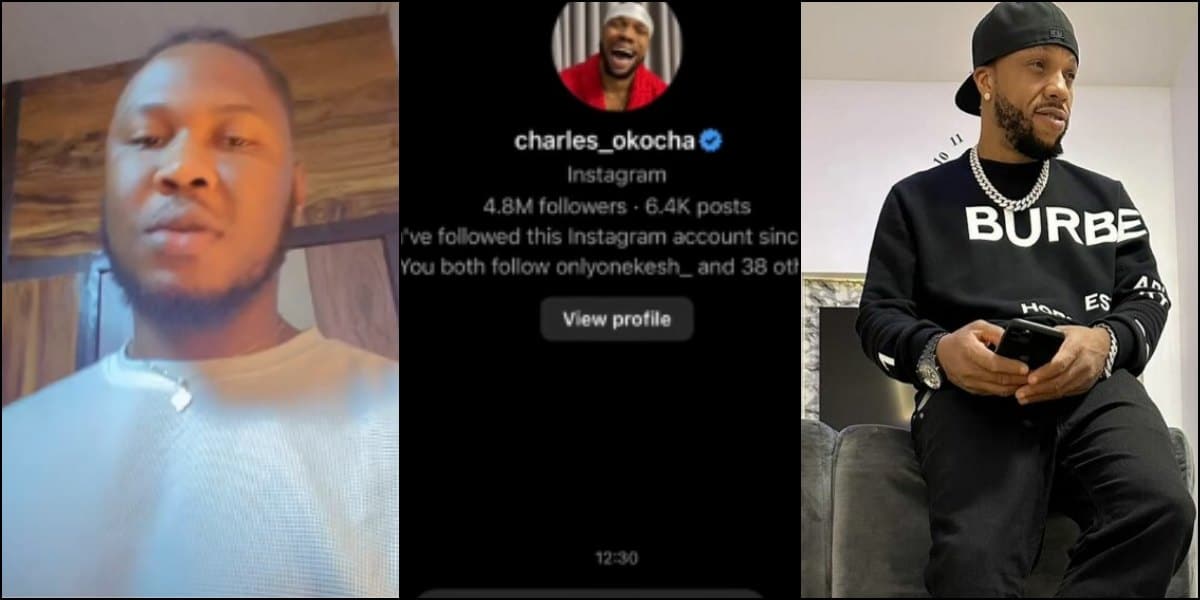 man charles okocha chat dm blast