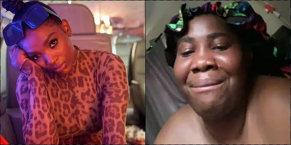 Annie Idibia reacts after Tiktoker trolled her marriage to 2Baba