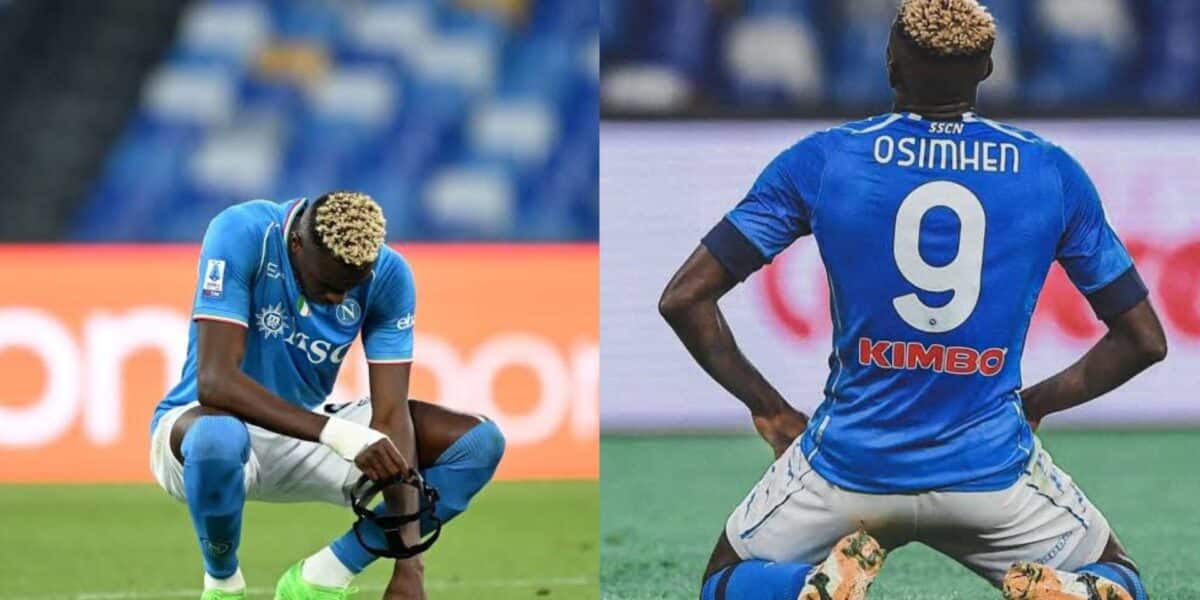 Napoli remove Osimhen from their squad list, assigns his No. 9 shirt to Lukaku