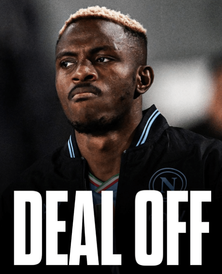 Napoli remove Osimhen from their squad list, assigns his No. 9 shirt to Lukaku