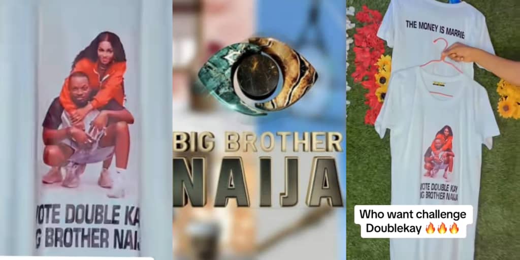 BBNaija: "The money is married" - Fan designs custom polo for Dounkekay duo, Kassia and Kellyrae