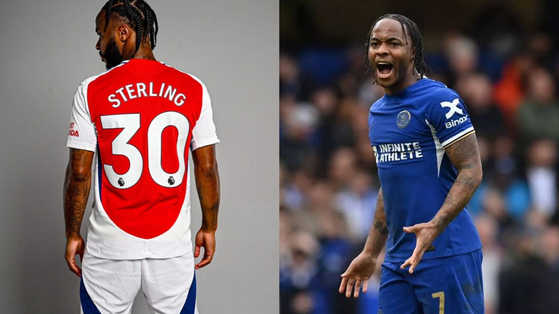 Raheem Sterling chooses No. 30 shirt at Arsenal, snubs No. 10
