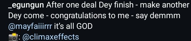 Egungun of Lagos Instagram post 