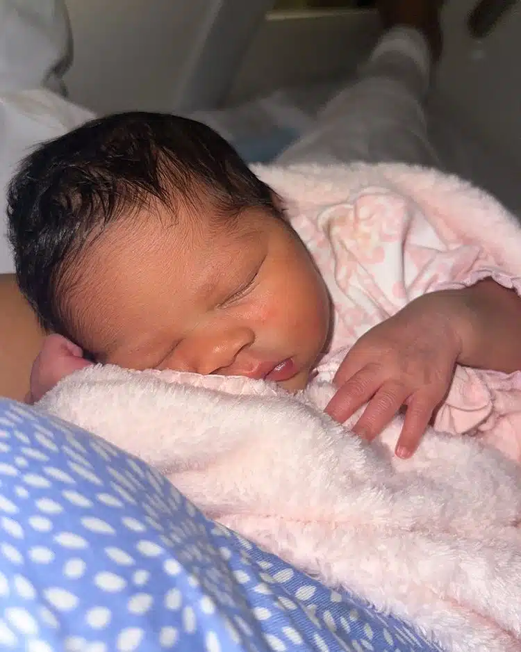 Tania Omotayo welcomes newborn baby