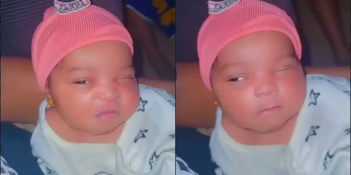 Baby takes internet by storm with her adorable demeanor