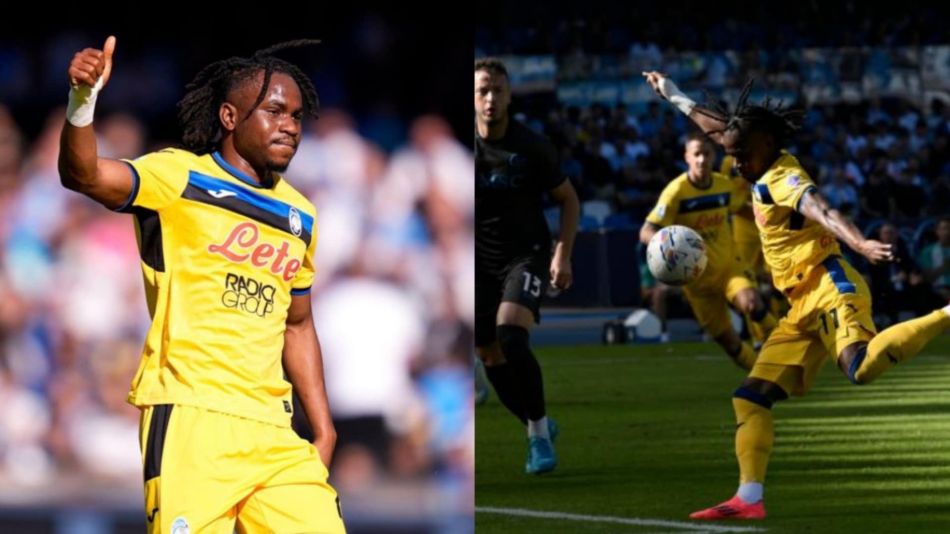 Serie A Lookman Shines With Double As Atalanta Thrash Napoli 3 0