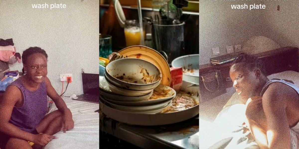 Drama as last-born clashes with elder sister over dishwashing duties