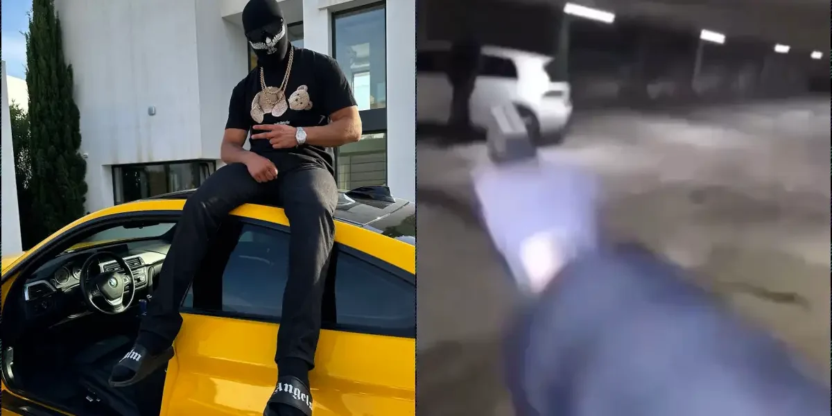 Moment Swedish rapper Gaboro was shot dead in gang-related violence