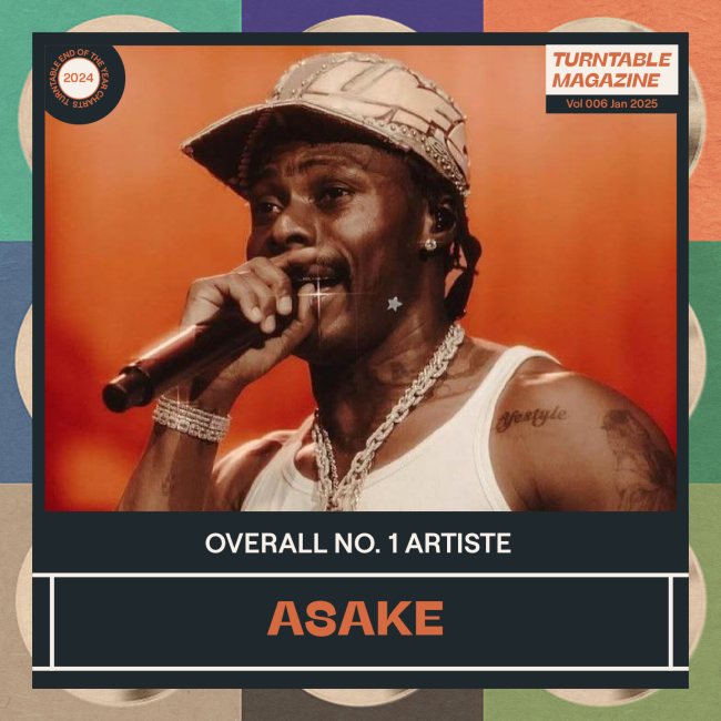Asake declared Nigeria’s best-selling artist of 2024 asake