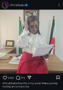 New lover of 2baba Nathasha 