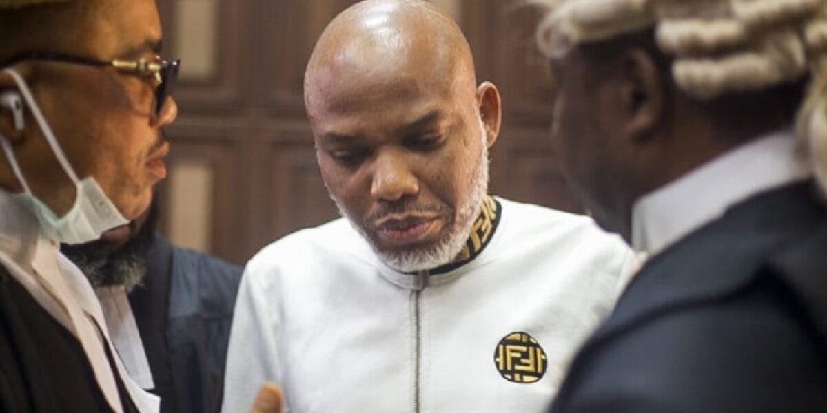 Nnamdi Kanu pleads not guilty to fresh charges, apologizes for outburst
