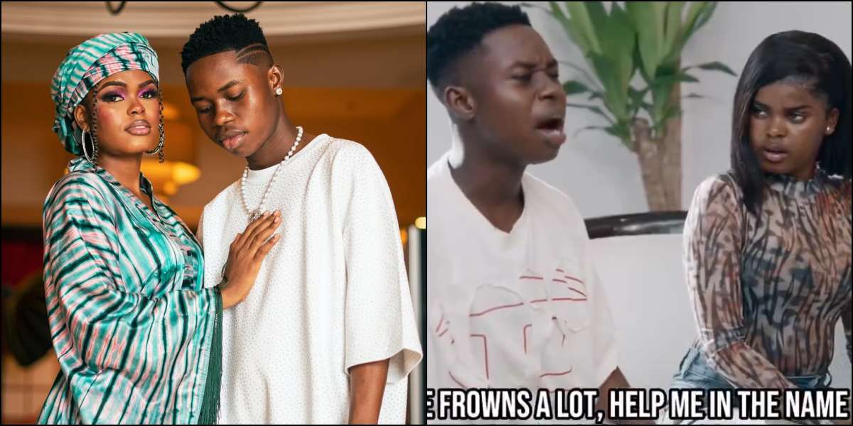 "I'll be making sure my baby is alright, but she go dey squeeze face; she frowns a lot" - Peller laments