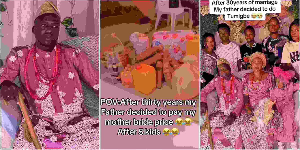 Man pays wife’s bride price after 30 years