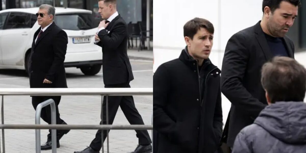 Laporta, Ter Stegen, Deco in attendance as Barcelona pay last respect to team doctor