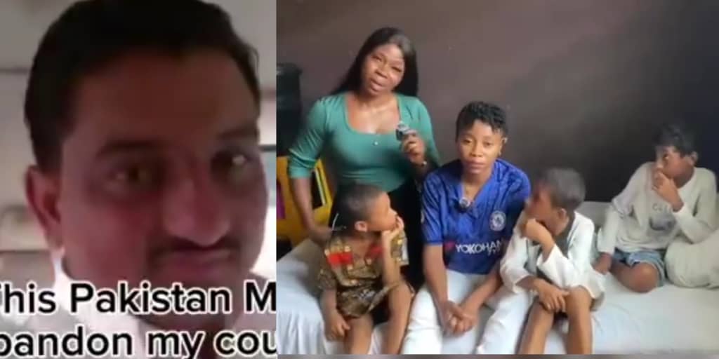 Lady calls out Pakistani boyfriend for neglecting her, 4 kids for a new wife