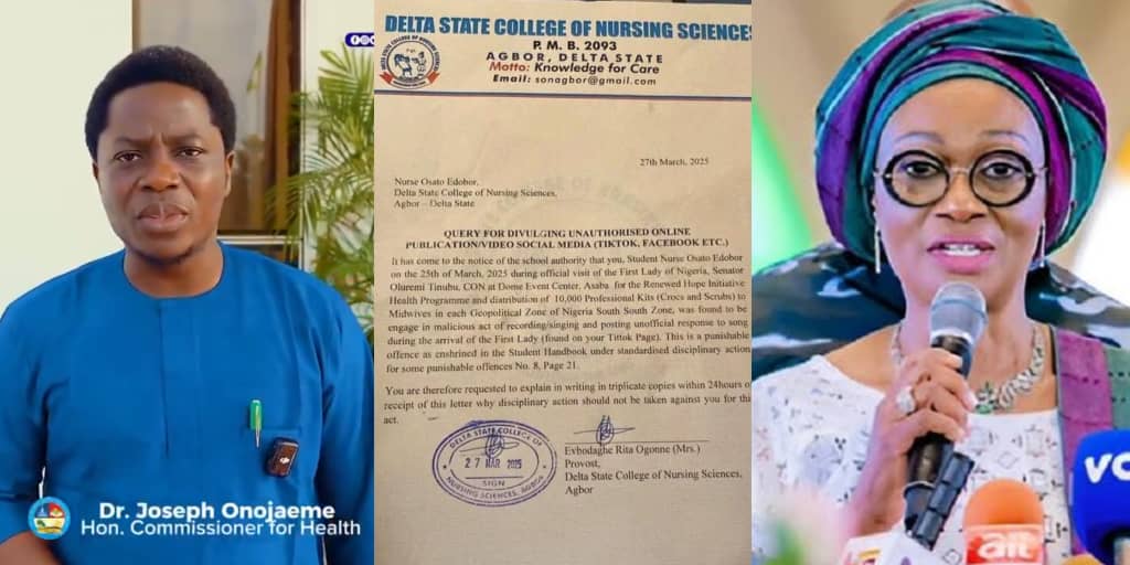 Delta commissioner cancels nursing student’s query for not calling Remi Tinubu ‘mummy’