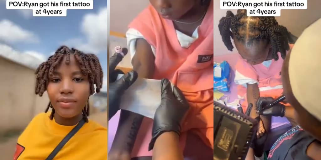 Mother tattoos 4-year-old son’s arm without dad’s consent, causes uproar