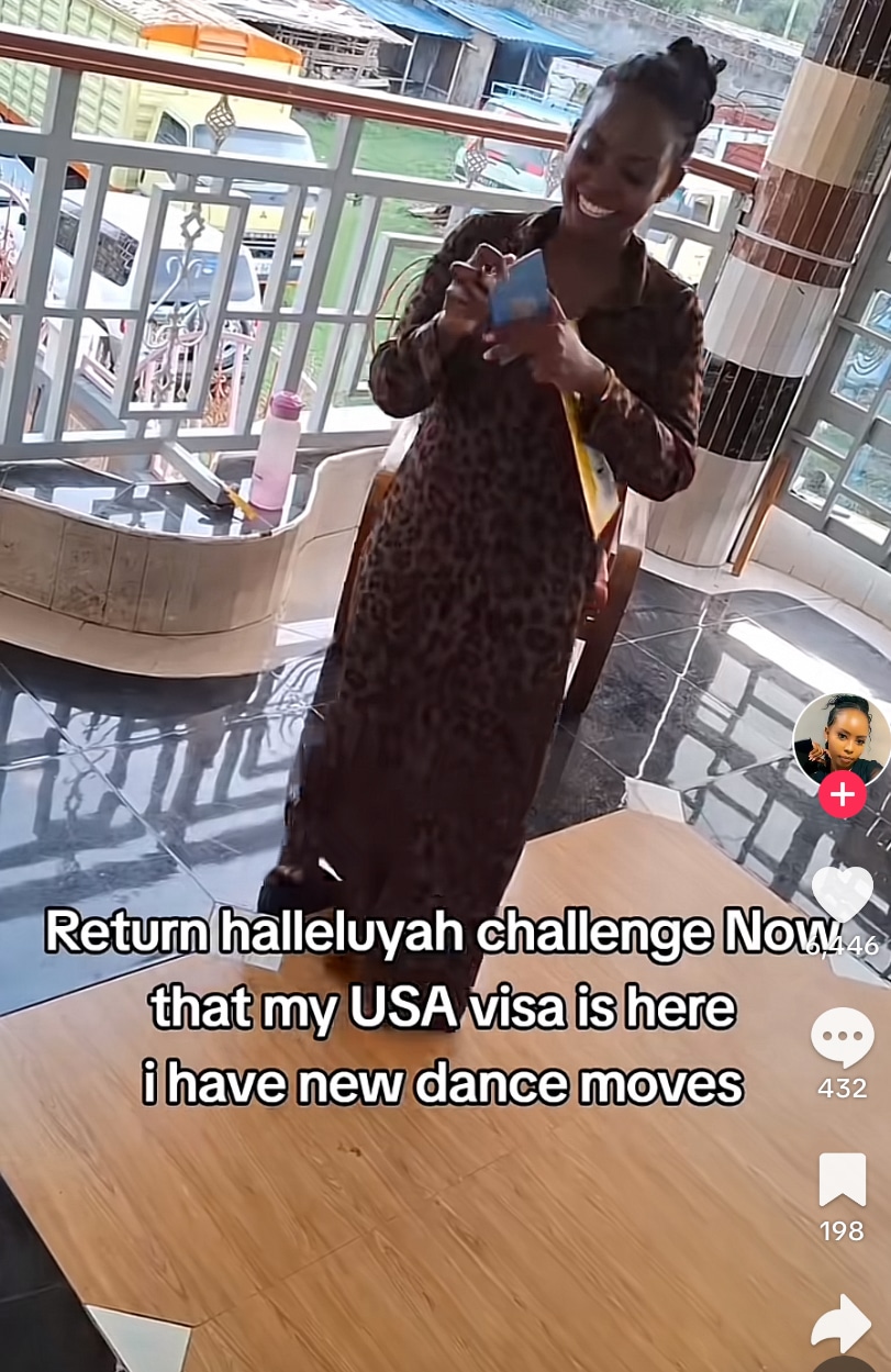 Lady over the moon as she gets US visa after participating in Hallelujah Challenge