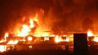 A devastating fire outbreak on Thursday morning razed a residential building in Oyo town, destroying properties worth millions of naira