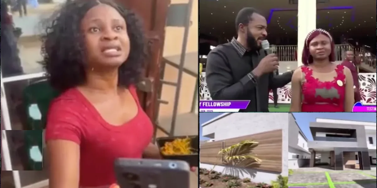 Lady exposed after testimony of N500M mansion at Pastor Ebuka Obi's church