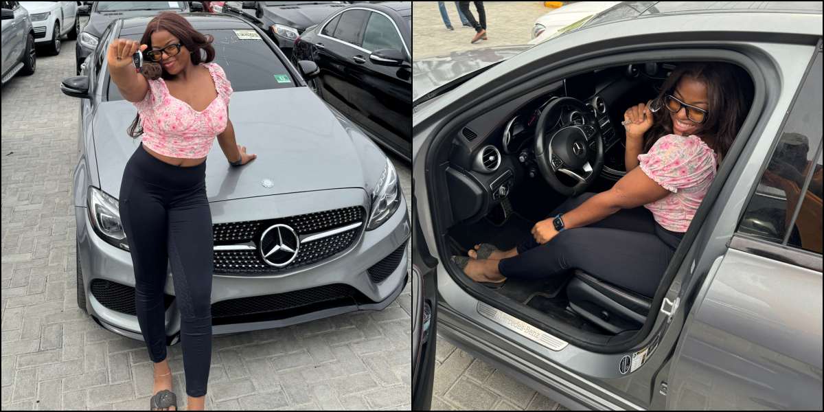 "I saved N200K daily to afford it" - Lady reacts to claims that a man bought car for her