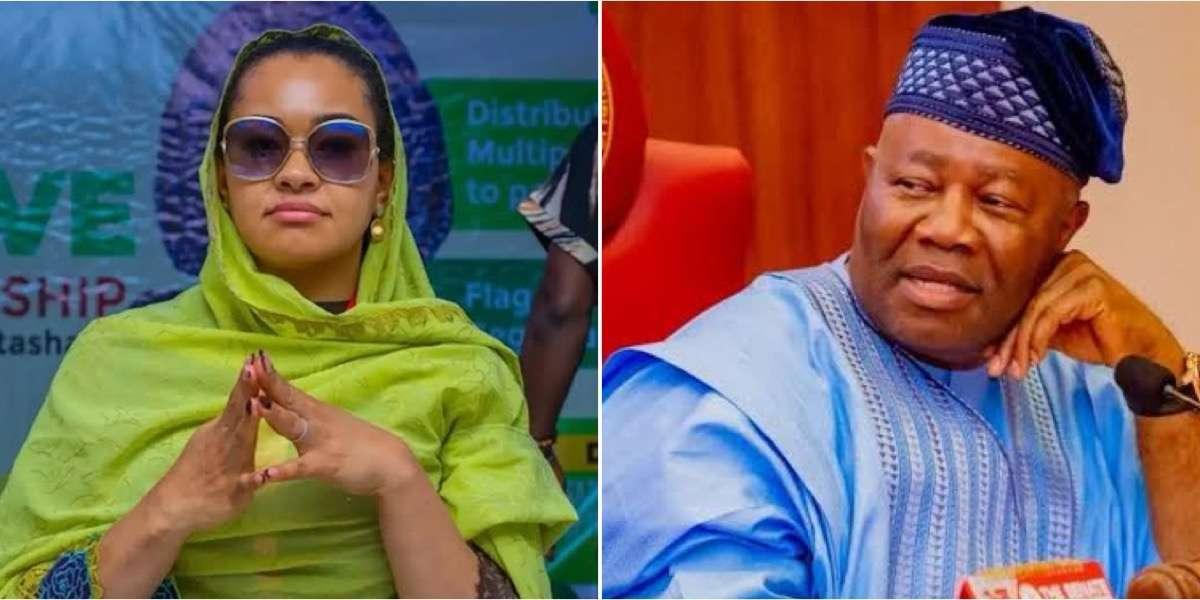 Natasha accuses Akpabio of plotting her assassination, dares him to sue her